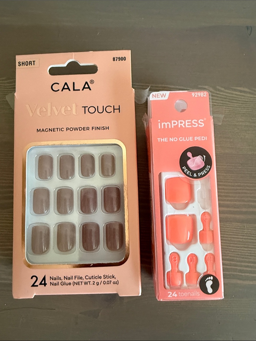 Press on nails and toes